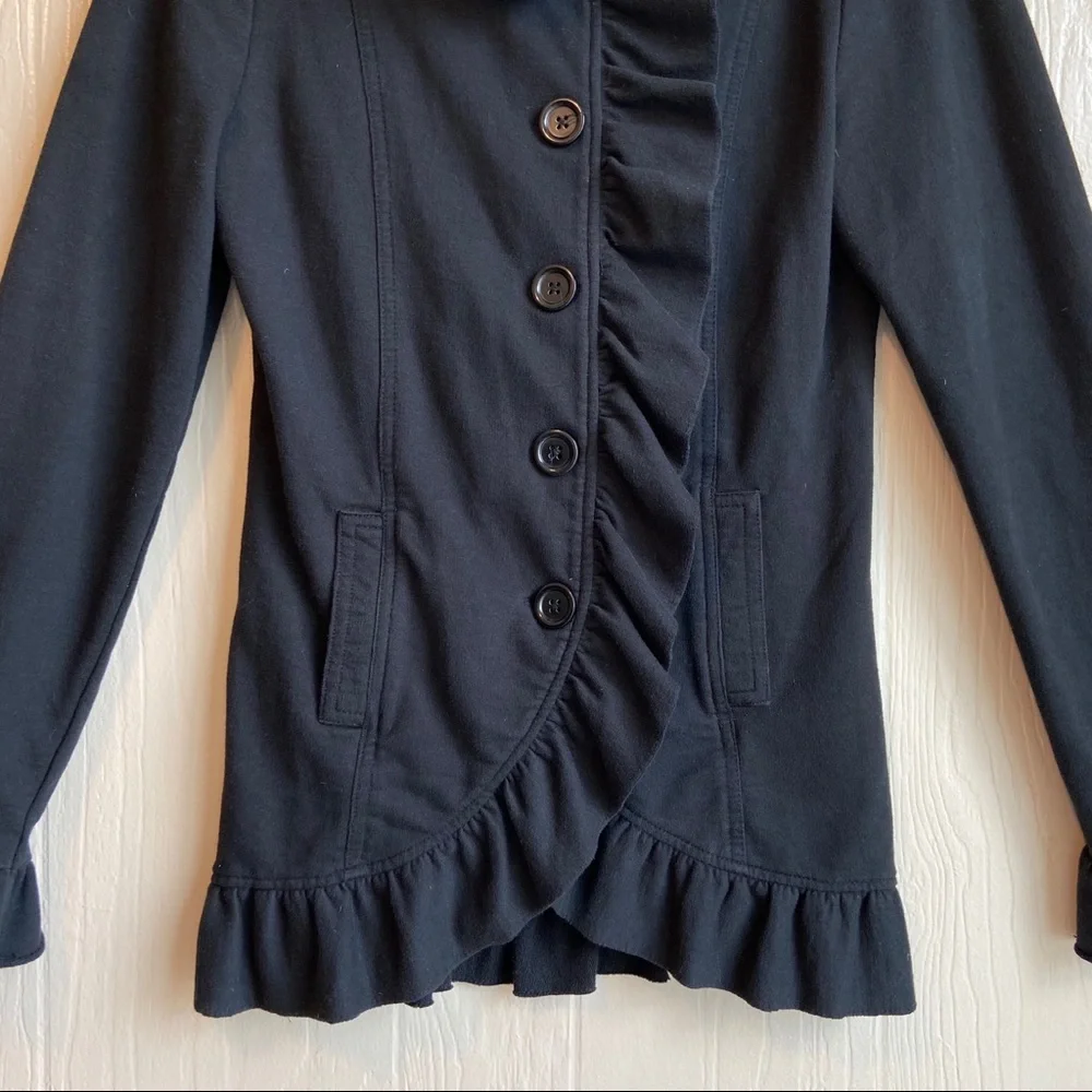 Kut from the Kloth Ruffle Trim Top/Jacket - Picture 5 of 11